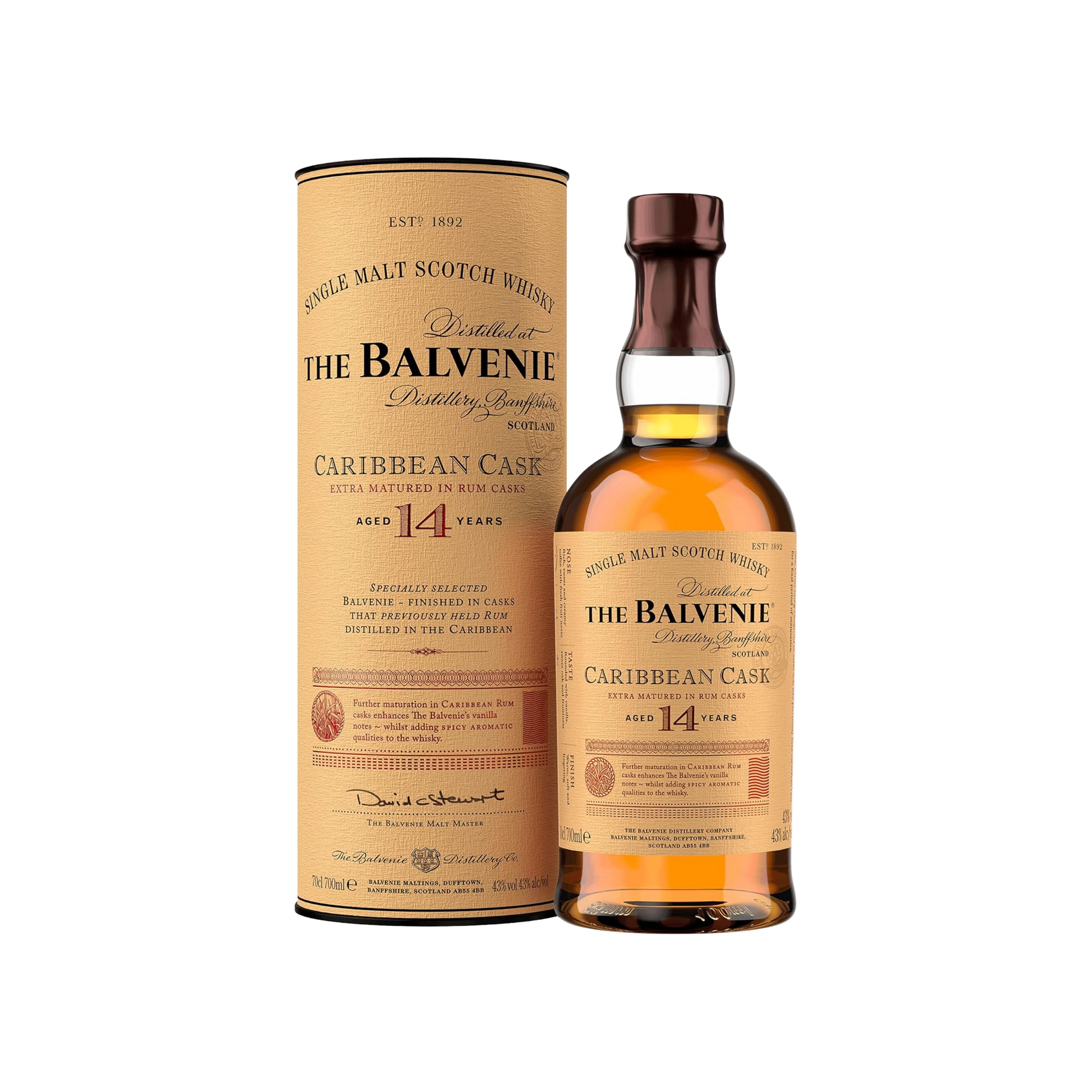 BALVENIE 14 AÑOS  750ML